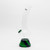 Waterfall Zap Squash Highbrid Series Glass Bong - Green/Blue