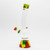 Waterfall Zap Squash Highbrid Series Glass Bong - Rasta