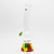 Waterfall Zap Squash Highbrid Series Glass Bong - Rasta
