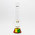 Waterfall Zap Squash Highbrid Series Glass Bong - Rasta