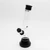 Waterfall Zap Squash Highbrid Series Glass Bong - Black