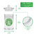 STASH JAR - FORREST BLUNT 370ML CLEAR GLASS JAR - 4 PACK