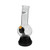 502001092 - 6 PACK OF GLASS BONGS – SMALL BLACK BASE 200MM x 38MM x 3MM THICK OZZY TOKE