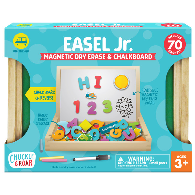 Easel Jr. Magnetic Dry Erase & Chalkboard Front