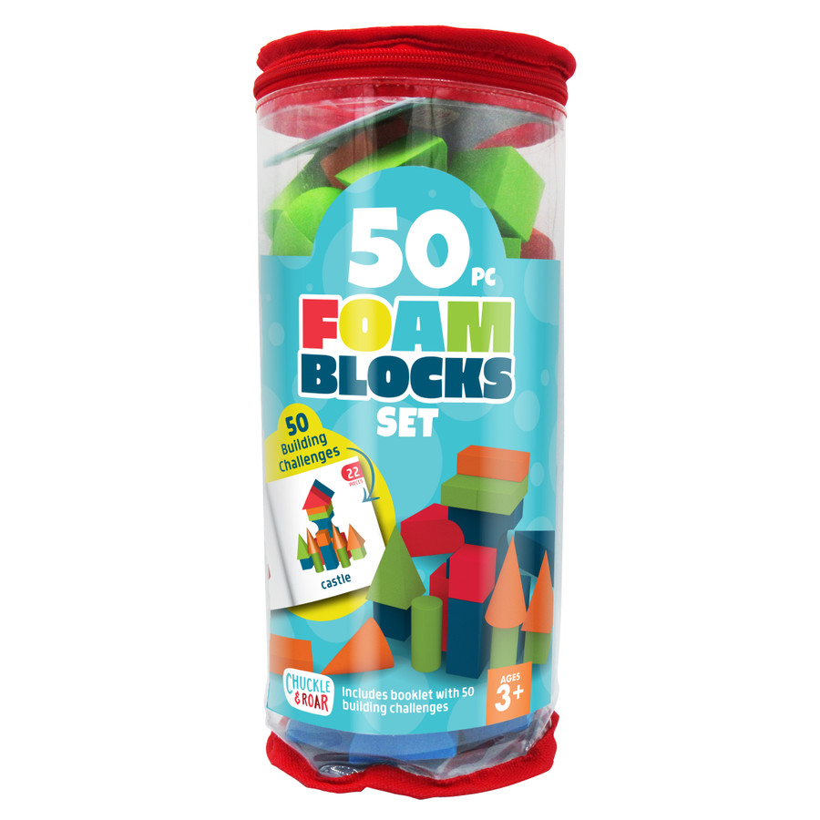 50 Piece Foam Blocks Set Front