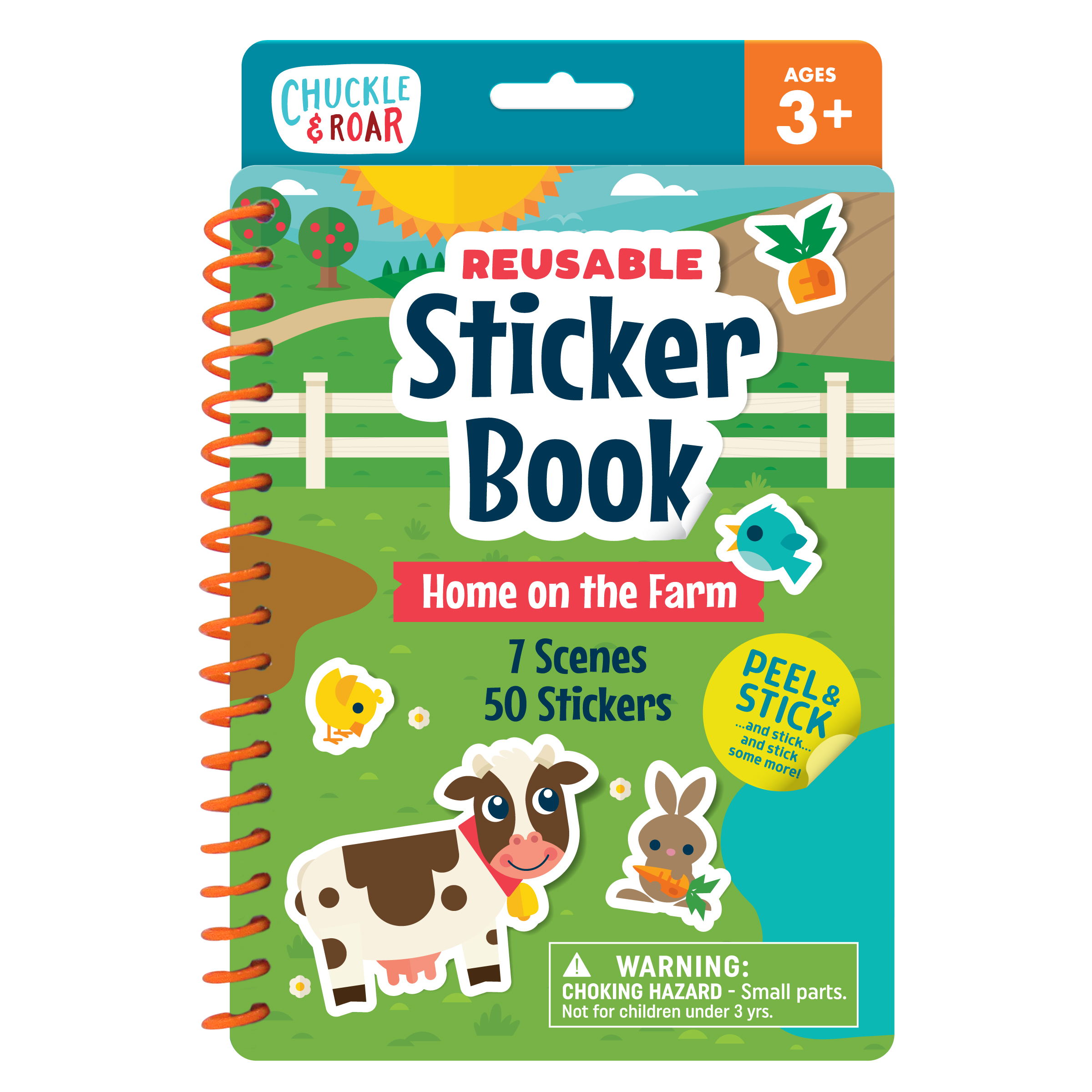 Baby Einstein: On the Farm! Reusable Sticker Book (Paperback)