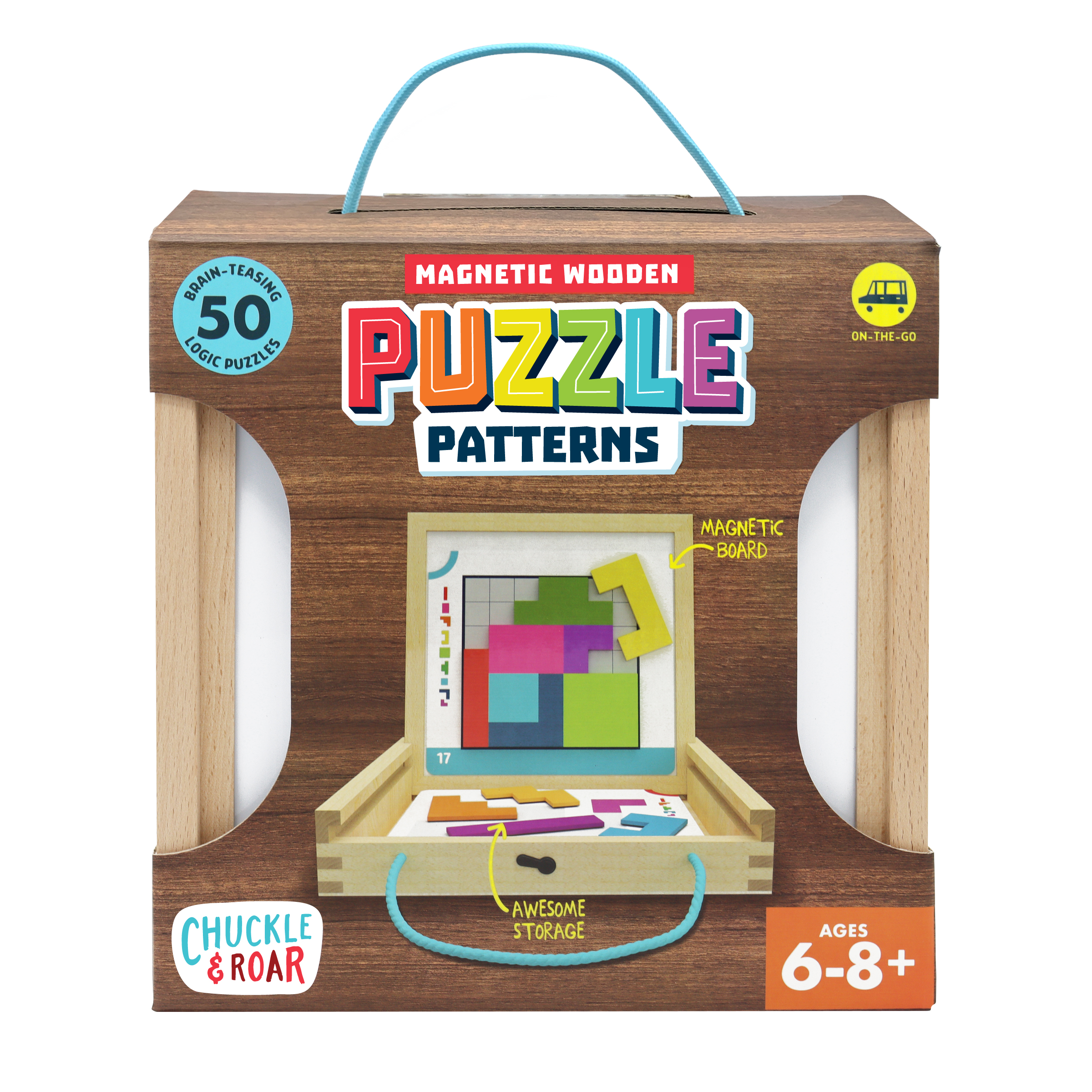 Magnetic Wooden Puzzle Patterns- Kids Logic Puzzles