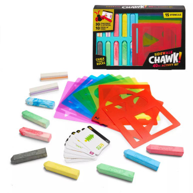 C&R Sidewalk CHAWK! 35pc Activity Set