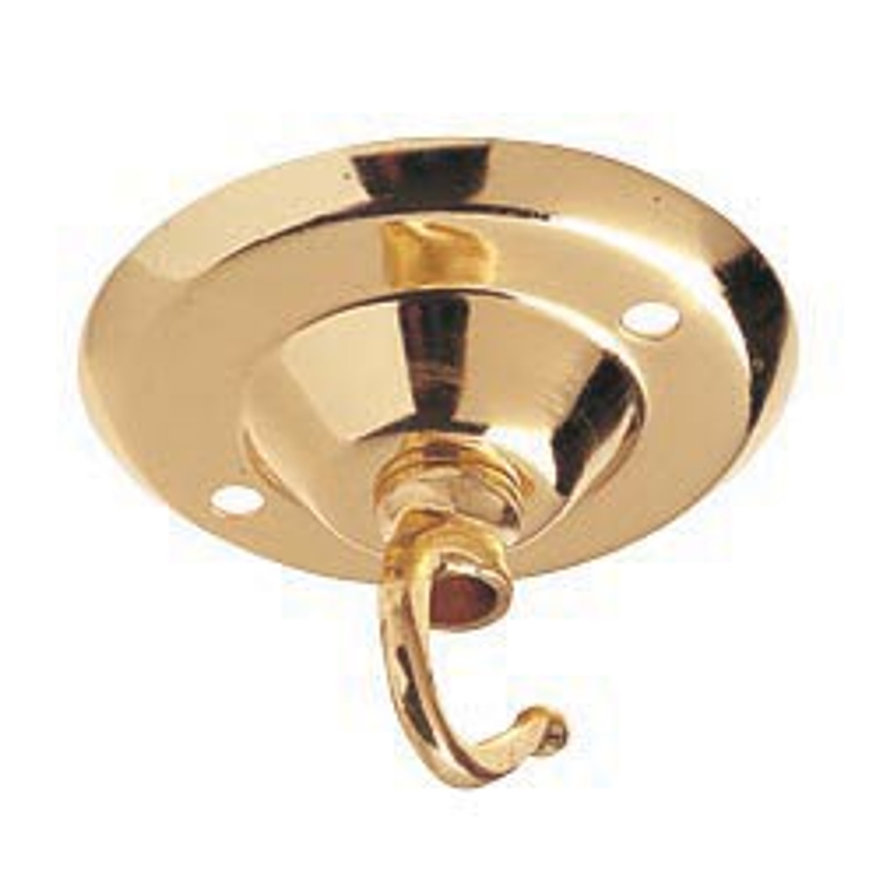 Brass Ceiling Hook and Hook Plate