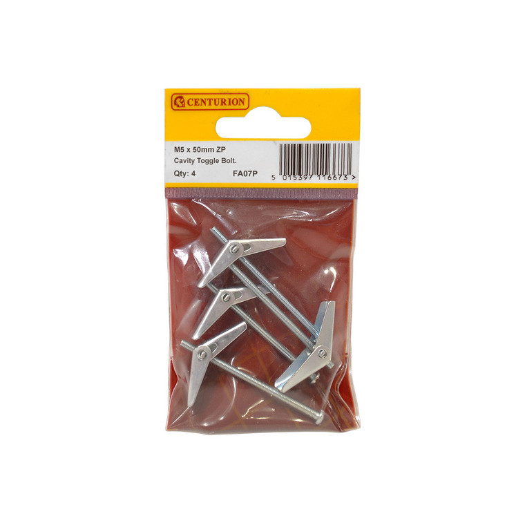 Cavity Toggle Bolts product image M5 x 50mm Cavity Toggle Bolts for all walls"