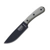 Esee Knives ESEE-6 Plain Edge, Modified Micarta Handles, Brown Leather Sheath