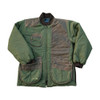 Peregrine Wild Hare Cold Weather Insulated Coat Olive with Brown Distressed Leather, Left Hand, Large