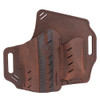 Versacarry Underground Premium Guardian Arc Angel Holster Outside the Waist, Glock 42 and 43. Right Hand, Distressed Brown