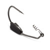 VMC Heavy Duty Weghted Swimbait Hook #6/0 Hook Size, 1/4 oz, Black/Nickel, Package of 4