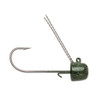 VMC Finesse Weedless Jig #2/0 Hook Size, 3/16 oz, Green Pumpkin, Package of 4