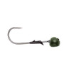 VMC Swingin Rugby FL Jig (Straight) #4/0 Hook Size, 3/8 oz, Green Pumpkin, Package of 2