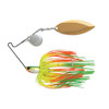 Terminator T-1 Original Titanium Spinnerbait 1/2 oz, Willow/Willow Blade (Gold/Gold), Hot Tip Chartreuse, Per 1