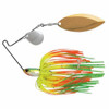 Terminator T-1 Original Titanium Spinnerbait 3/8 oz, Willow/Willow (Nickel/Gold), Hot Tip Chaartreuse, Per 1