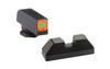 AmeriGlo Spaulding Tritium Sight Set For GLOCK Green/Orange