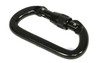 BH LOCKING D CARABINER ALUM BLK