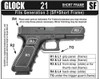 DECAL GRP FOR GLK 21 SF SND