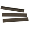 Ergo Text Slim Line 18 Slot Rail Cover, 3 Pack Flat Dark Earth