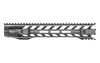 Fortis Manufacturing Night Rail AR-15 556MM Free Float Rail System 12" M-LOK Aluminum Anodized Black