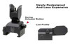 GG&G A2 SPRING ACTUATED FLIP-UP FRNT