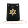 BOSTON LEATHER NECK CHAIN-POCKET-BELT BADGE 450-4100