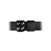 BOSTON LEATHER DOUBLE WIDE BELT KEEPER W SNAP 5496-1
