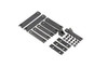 KAC URX 3/3.1 DLX RAIL PANEL KIT BLK