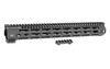 Midwest Industries G3 M-Series Free Float Handguard 15" 7 Sided M-LOK One Piece Aluminum Black MI-G3M15