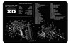 TEKMAT PISTOL MAT SPRNGFLD XD BLK