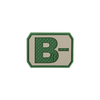 Maxpedition B- Blood Type Morale Patch BTBNA