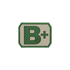 Maxpedition B+ Blood Type Morale Patch BTBPA