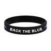 Thin Blue Line Back the Blue Bracelet BACK-BLUE-BR-8