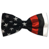 Thin Blue Line Thin Red Line American Flag Bowtie RED-AM-BOWTIE