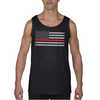 Thin Blue Line Mens - Tank Classic Thin Red Line RFLG-TANK-BIG-LOGO-BLACK-LARGE