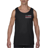 Thin Blue Line Tank - Thin Red Line American Flag RFLG-TANK-SMALL-LOGO-BLACK-MEDIUM