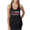 Thin Blue Line Womens - Tank Classic WOMEN-TANK-CLASSIC-RED-BLACK-MEDIUM