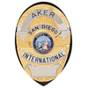 Aker Leather Clip-On Shield Badge Holder A591-TP