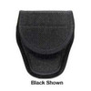 Bianchi 7300 Series AccuMold Covered Handcuff Case Velcro Closure, Size 1, Black