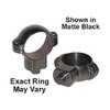 Leupold Quick Release 1" Rings Low Matte Black