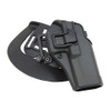 Blackhawk! Serpa CQC, Belt & Paddle Holster, Plain Matte Black Finish Glock 17/22/31, Right Hand