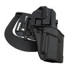 Blackhawk! Serpa CQC, Belt & Paddle Holster, Plain Matte Black Finish FN 5.7, Right Hand