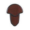 Allen Cases Mounting Kit Turkey Tail, Hardwood Plaque