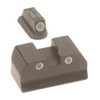 Trijicon CZ Bright and Tough 3 Dot Night Sight Set 75 Model, Green Front and Rear Lamps