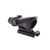 Trijicon ACOG 4x32mm Scope Red Horseshoe/Dot Reticle and M4 BDC with TA51 Mount, Black