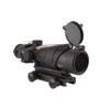 Trijicon ACOG 4x32mm BAC Rifle Combat Optic (RCO) Scope Red Chevron Reticle for the US Armys M150 with Thumbscrew Mount, Black