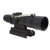 Trijicon ACOG 3x30mm Compact Dual Illuminated Scope Green Chevron .223/62gr Ballistic Reticle with Colt Knob Thumbscrew Mount, Blk